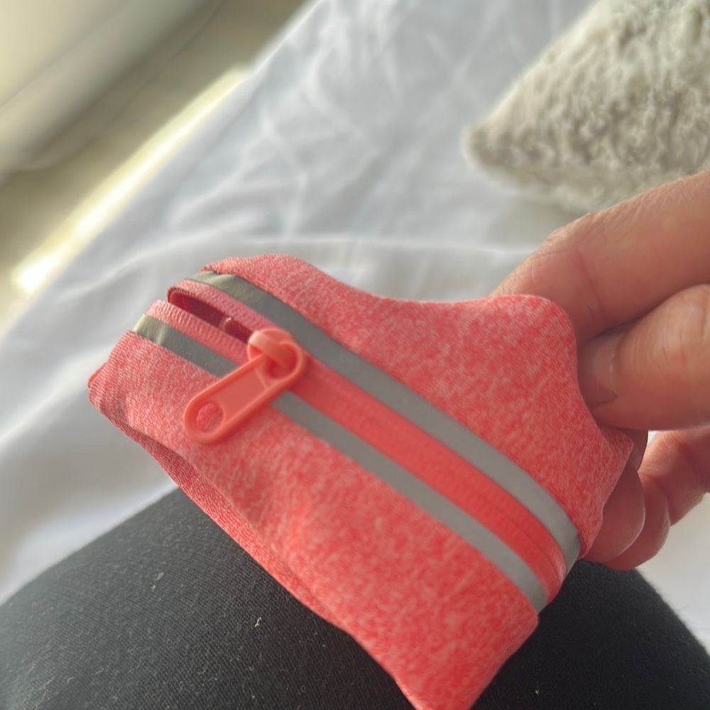 Pink Reflective Strap Bag